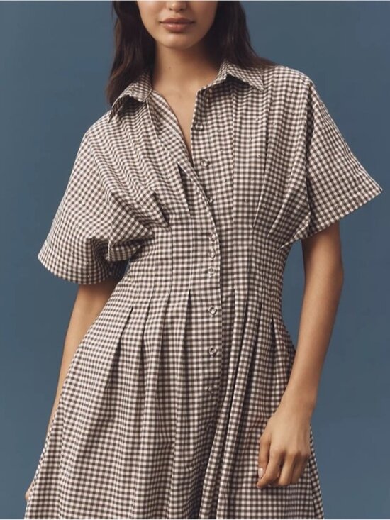 Exquise Dresses & Skirts - NWT Size S - The Tobie Shirt Dress by Exquise with Pockets (NWT US$ 198)